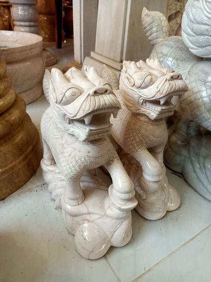 กิเลนหินอ่อนแท้ขนาด 40 cm รูปที่ 3