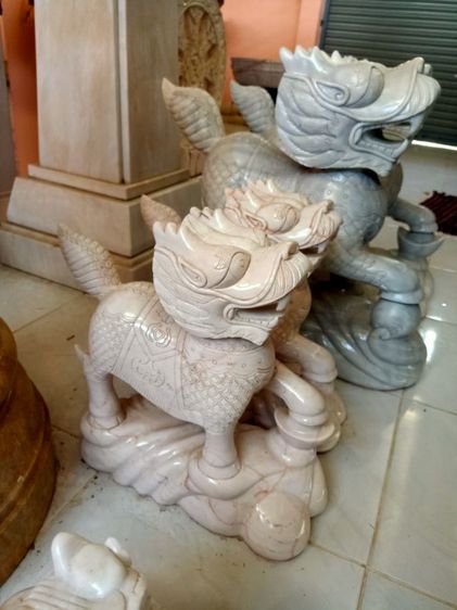 กิเลนหินอ่อนแท้ขนาด 40 cm