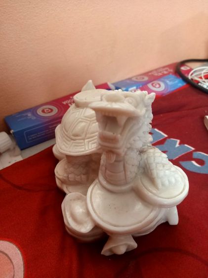 เต่ามังกรหินอ่อนขนาด 5 นิ้วราคาคู่ละ