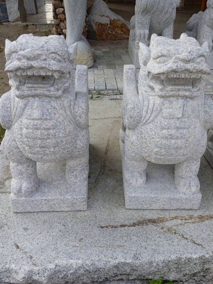 กิเลนหินแกรนิตขนาดสูง 60 ซมราคาคู่ละ