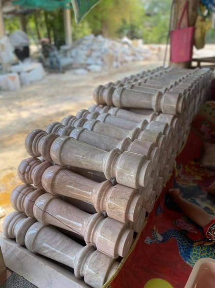 ลูกแก้วราวบันไดหินอ่อนขนาดกว้าง 10 cm ยาว 50 เซนติเมตรราคาลูกละ รูปที่ 2