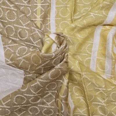 CALVIN KLEIN MONOGRAM PRINT SCARF ผ้าพันคอ ของแท้ พร้อมส่ง รูปที่ 2