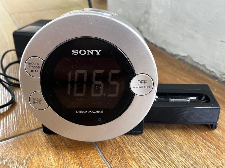 วิทยุ นาฬิกา Sony รับวิทยุฉัตรใช้งานปกติมีระบบสำรองไฟ รูปที่ 3