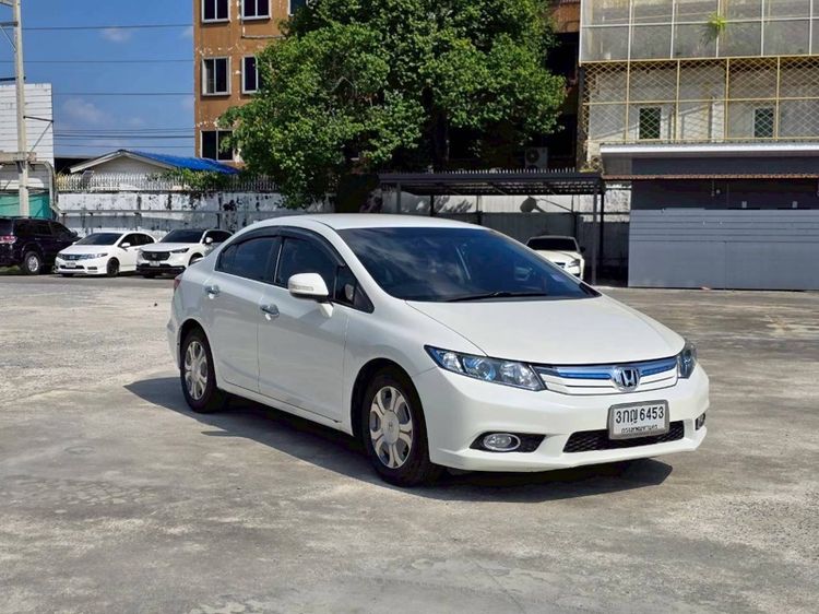 Honda Civic 2014 1.8 Hybrid ไฮบริด เกียร์อัตโนมัติ ขาว รูปที่ 3