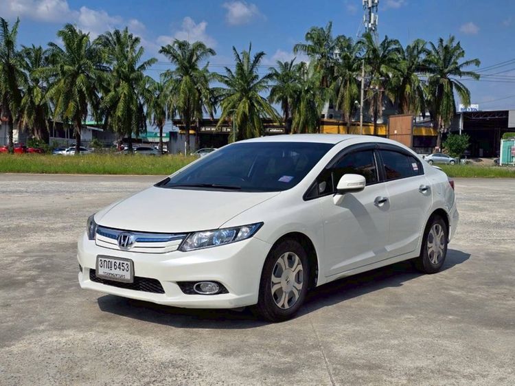 Honda Civic 2014 1.8 Hybrid ไฮบริด เกียร์อัตโนมัติ ขาว รูปที่ 4