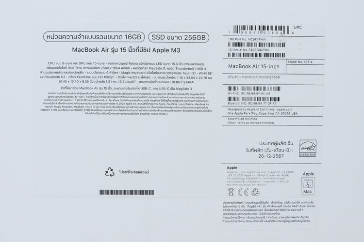Macbook Air 15" M3 16-256GB - ID25120080 รูปที่ 12