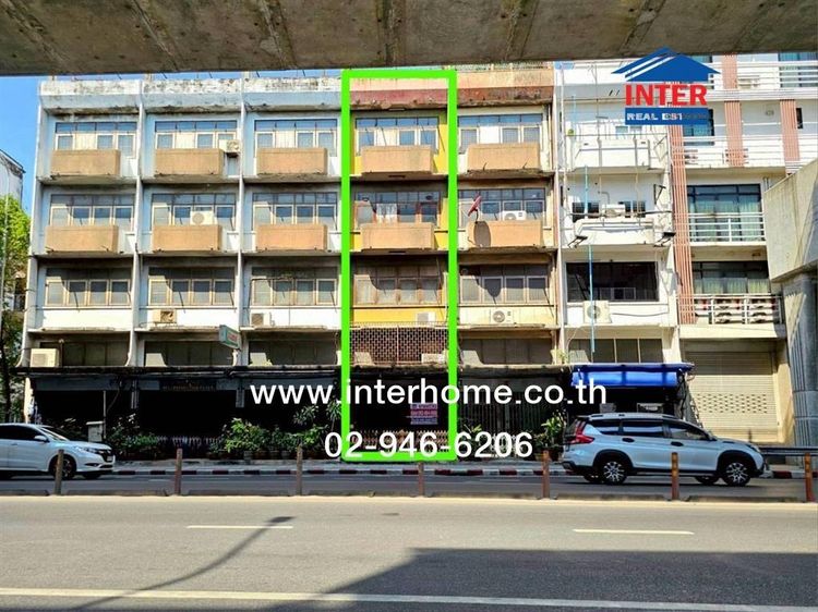 อาคารพาณิชย์ 3 ชั้น 14 ตร.ว. อาคารพาณิชย์ ใกล้แยกบางพลัด ใกล้MRTบางพลัด ถนนจรัญสนิทวงศ์ เขตบางพลัด กรุงเทพมหานคร