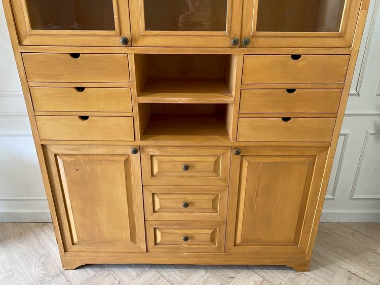 ตู้โครงไม้สัก 5 บานเปิด 9 ลิ้นชัก 2 ช่องวางของ รูปที่ 7