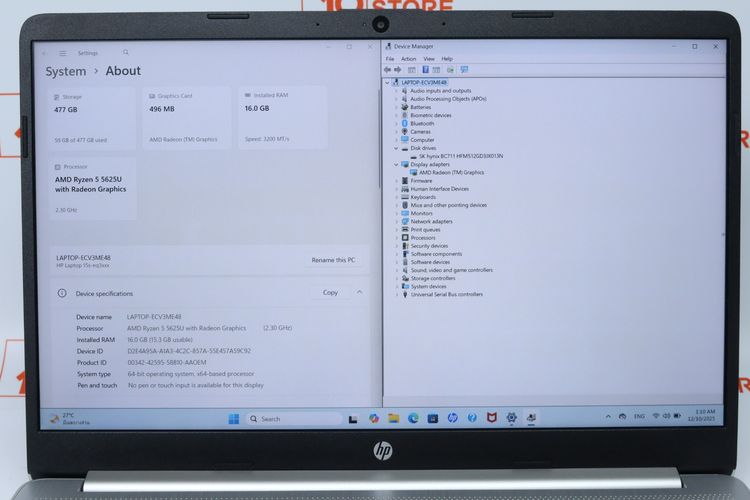 HP 15S-EQ3001AU Ryzen 5 5625U.RAM16GB.SSD512GB - ID25120064 รูปที่ 4
