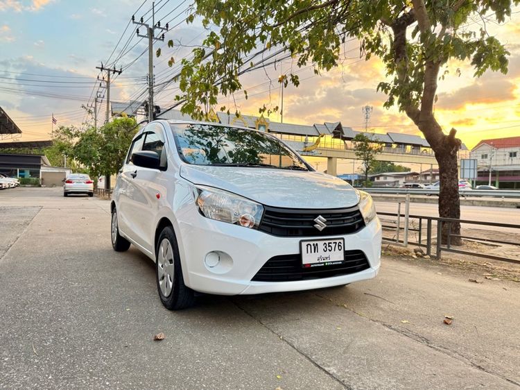 Suzuki Celerio 2018 1.0 GL Sedan เบนซิน ไม่ติดแก๊ส เกียร์อัตโนมัติ ขาว รูปที่ 2