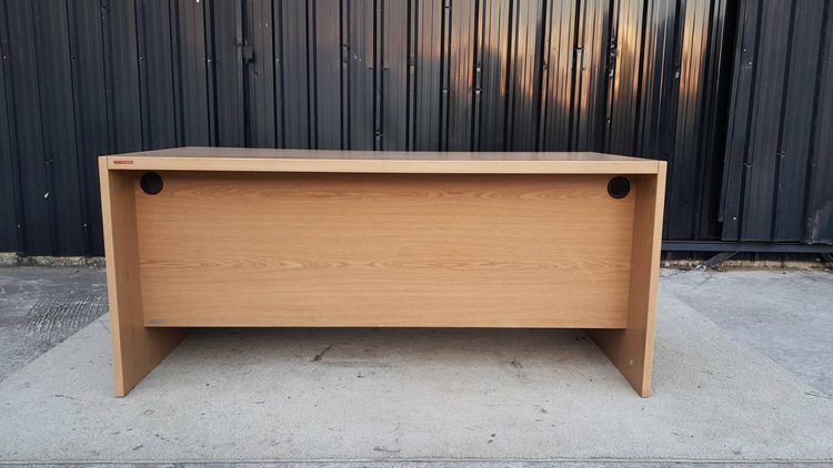 โต๊ะทำงาน 2 ลิ้นชัก โครงไม้ สีน้ำตาล กว้าง 165 cm รูปที่ 5