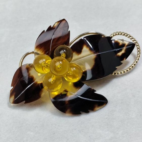 🔖เข็มกลัดวินเทจ กระ.แท้ ของจริงสวยมาก งานจากต่างประเทศ รูปที่ 5