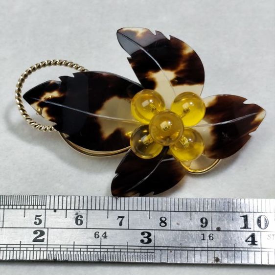 🔖เข็มกลัดวินเทจ กระ.แท้ ของจริงสวยมาก งานจากต่างประเทศ รูปที่ 4