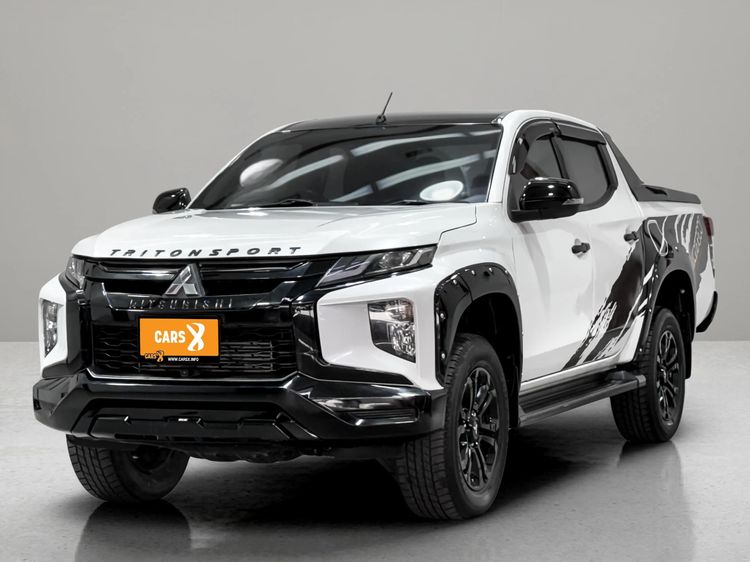 Mitsubishi Triton 2021 All New Double Cab 2.4 GT Plus ATHLETE Pickup ดีเซล ไม่ติดแก๊ส เกียร์อัตโนมัติ ขาว