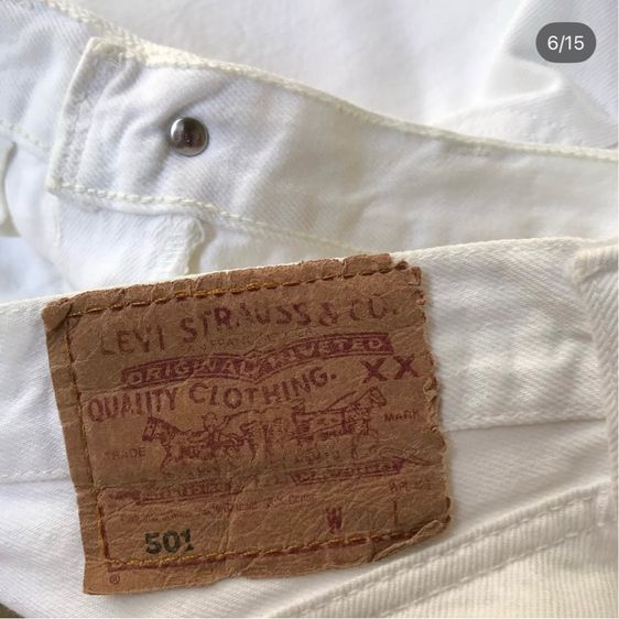 กางเกงยีนส์ Levi's All White เอว30 รูปที่ 4