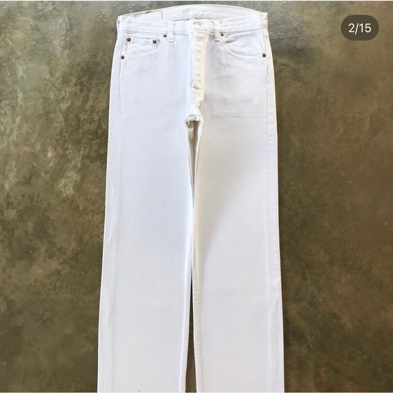 กางเกงยีนส์ Levi's All White เอว30 รูปที่ 2