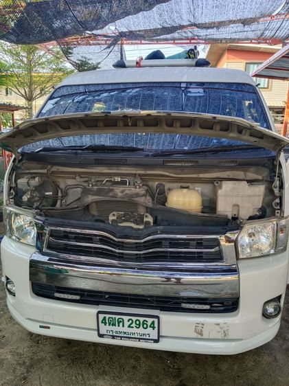 Toyota Ventury 2014 3.0 G Van ดีเซล ไม่ติดแก๊ส เกียร์อัตโนมัติ ขาว รูปที่ 3