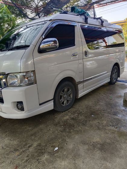 Toyota Ventury 2014 3.0 G Van ดีเซล ไม่ติดแก๊ส เกียร์อัตโนมัติ ขาว รูปที่ 4