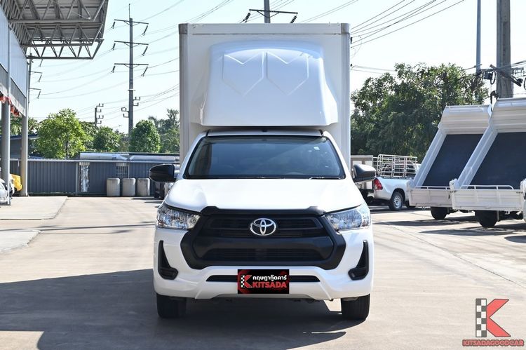 Toyota Hilux Revo 2021 2.4 Entry Pickup ดีเซล ไม่ติดแก๊ส เกียร์ธรรมดา ขาว รูปที่ 2