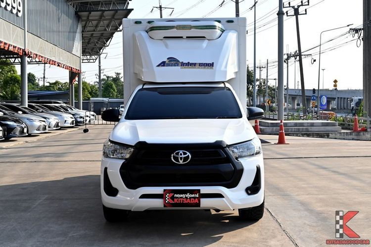 Toyota Hilux Revo 2022 2.4 Entry Pickup ดีเซล ไม่ติดแก๊ส เกียร์ธรรมดา ขาว รูปที่ 2