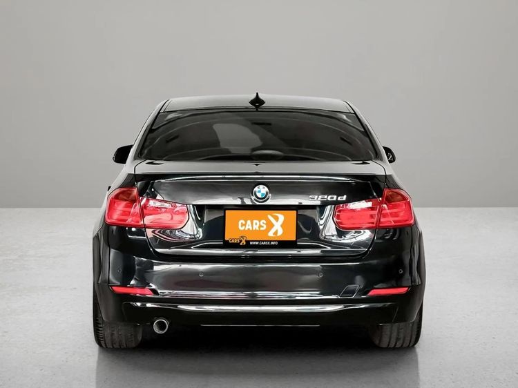 BMW Series 3 2012 320d Sedan ดีเซล ไม่ติดแก๊ส เกียร์อัตโนมัติ ดำ รูปที่ 4