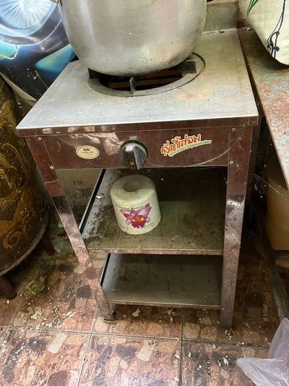 เตาแก๊ส หัวเดียว เตาชั้น ลัคกี้เฟลม สแตนเลสทั้งตัว