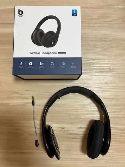 อื่นๆ หูฟัง ไร้สาย Blue Box Headphone with Mic Wireless BB002 - Black