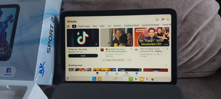 tablet 10.1 นิ้ว ซื่อใหม่มาเพียง 10 วัน  รูปที่ 4