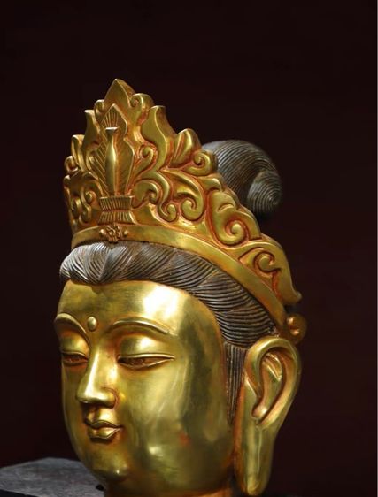 ✨พระเศียรพระอวโลกิเตศวรทิเบต รูปที่ 5