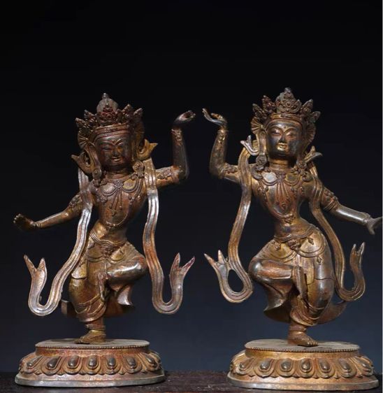 ✨พระโพธิ์สัตว์กวนอิมรำ“เก่าสำริดโบราณ 