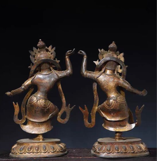 ✨พระโพธิ์สัตว์กวนอิมรำ“เก่าสำริดโบราณ  รูปที่ 4