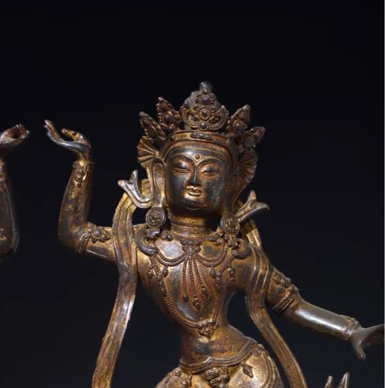 ✨พระโพธิ์สัตว์กวนอิมรำ“เก่าสำริดโบราณ  รูปที่ 2