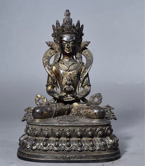 🕉️รูปปั้นพระอมิตายุ“ตารา”อวโลกิเตศวร รูปที่ 2
