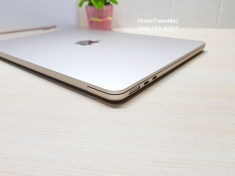 MacbookAir (Retina13-inch, 2022) M2 8-Core CPU 8-Core GPU SSD 256Gb Ram 16Gb สี Starlight ใช้เพียง 10 Cycle มีประกันยาวข้ามปี รูปที่ 7