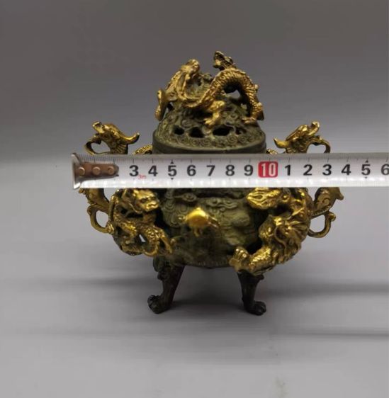 🐲เตากำยานมังกีเขียวปัดเก่าโบราณ 🐲 รูปที่ 3