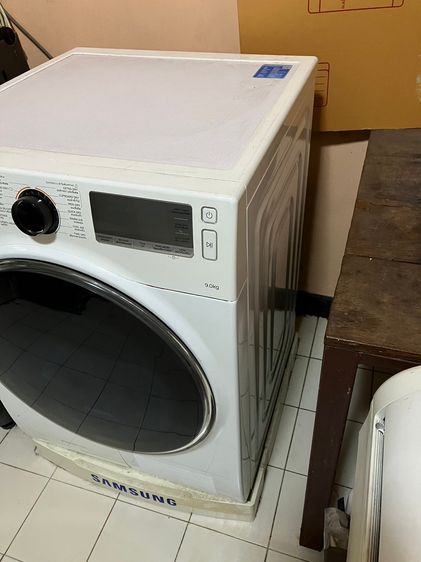 SAMSUNG เครื่องอบผ้าฝาหน้า 9 กก heat pump รุ่น DV90H8000HW ประหยัดไฟ รูปที่ 3