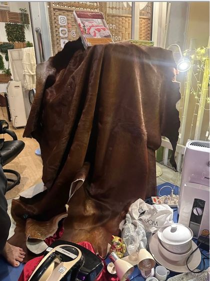 พรมหนังวัว ไซส์ XL รูปที่ 2