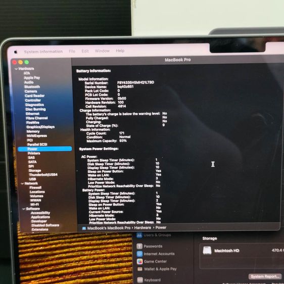 MacBook Pro 14-inch Apple M3  RAM 16GB SSD 512GB AppleCare+ ถึง 17 ต.ค. 2027 รูปที่ 7