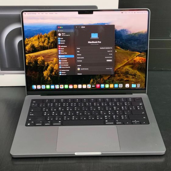 MacBook Pro 14-inch Apple M3 RAM 16GB SSD 512GB  รอบชาร์จ 2  AppleCare+ ถึง 17 ต.ค. 2027 รูปที่ 8