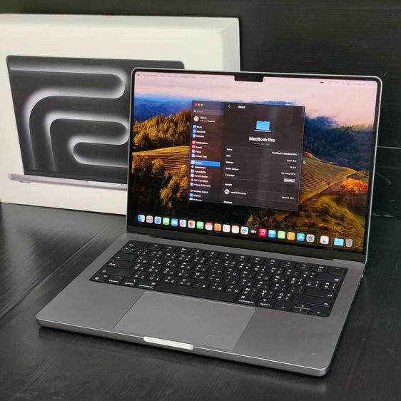 MacBook Pro 14-inch Apple M3 RAM 16GB SSD 512GB  รอบชาร์จ 2  AppleCare+ ถึง 17 ต.ค. 2027 รูปที่ 6