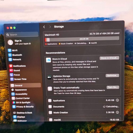 MacBook Pro 14-inch Apple M3 RAM 16GB SSD 512GB  รอบชาร์จ 2  AppleCare+ ถึง 17 ต.ค. 2027 รูปที่ 11