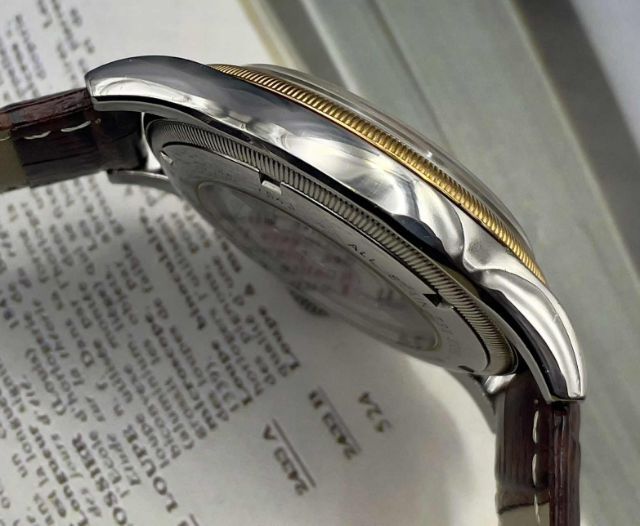 Vintage Oris Big Crown Pointer Date King Size โอริส บิ๊กคราวน์ 754-7543 Auto made swiss สภาพดีมาก เดินปรกติตรง วันที่ก้ามปู 40-44มม.ตัวใหญ่ รูปที่ 2