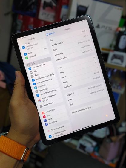 iPad Air 5 M.1 10.9-inch Wi-Fi 64GB Space Gray 2022 (5th Gen) รูปที่ 3