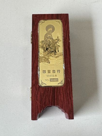 ➗➰ คิดราคาคนละครึ่ง 🎎 เครื่องรางจากมาเก๊า 2 ชุด ฉากไม้บานพับ เทพพระเจ้าฮกลกซิ่ว รูปที่ 4