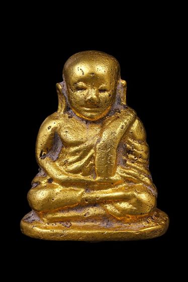 รูปหล่อสีทอง หลวงพ่อเงิน วัดบางคลาน