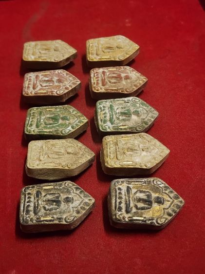 พระขุนแผนปู่ทิม พิมพ์ใหญ่หลังฝังนางพญา ปี15 10องค์ รูปที่ 13