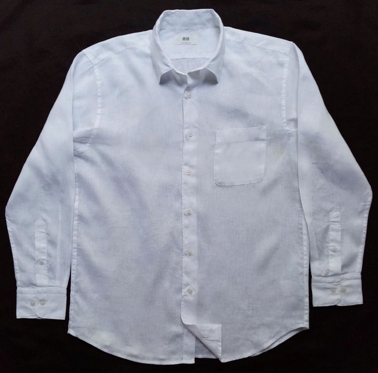 ใหม่เอี่ยม Pepe Causual + ผ้าลินิน UNIQLO สีขาว รูปที่ 6