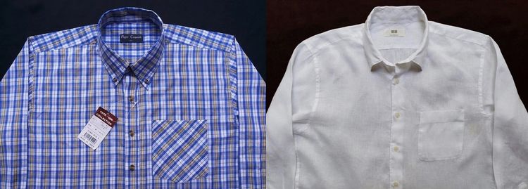 ใหม่เอี่ยม Pepe Causual + ผ้าลินิน UNIQLO สีขาว