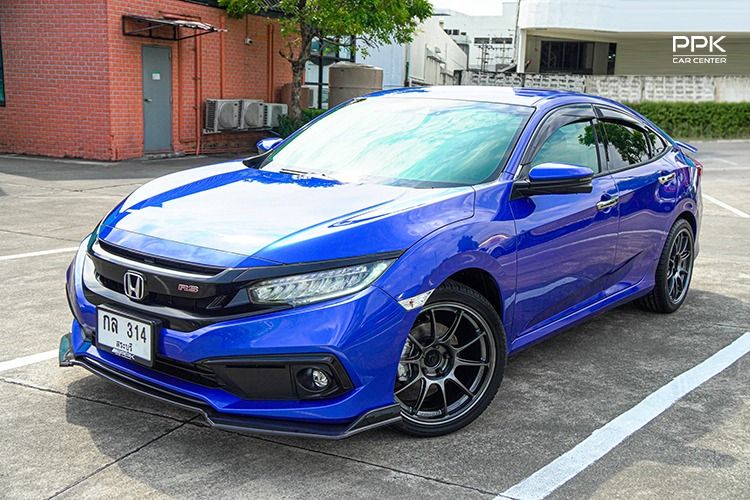 รถ Honda Civic 1.5 RS สี น้ำเงิน