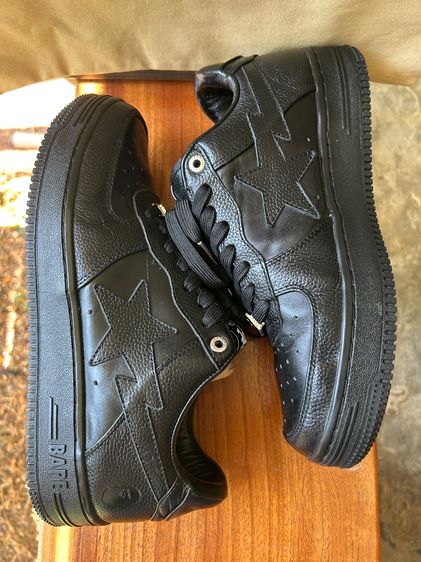 A Bathing Ape Bape Sta Triple Black ของแท้ รูปที่ 4